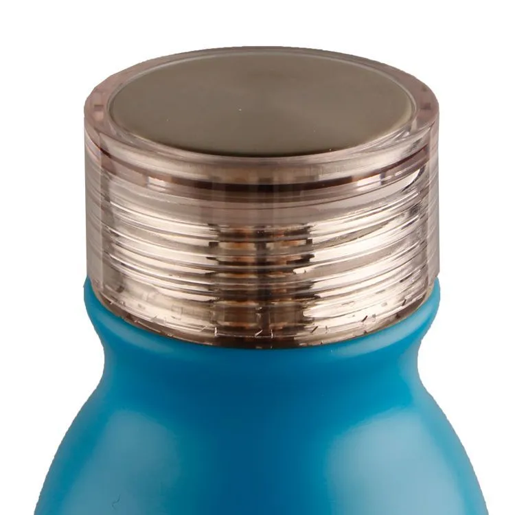 blue thermos cup
