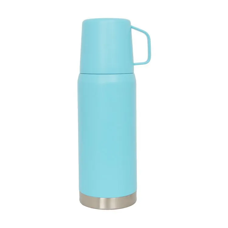wholesale blue thermos bottle 