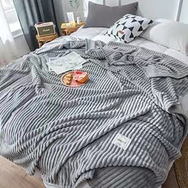 Super soft plain flannel blanket Supplier