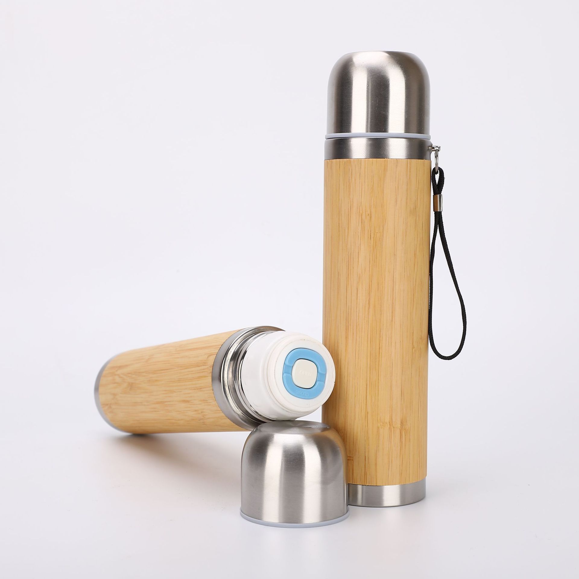 wholesale bamboo thermos bottle
