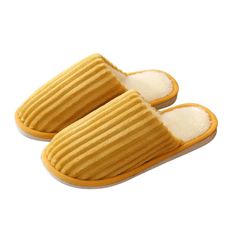 OEM striped cotton slippers