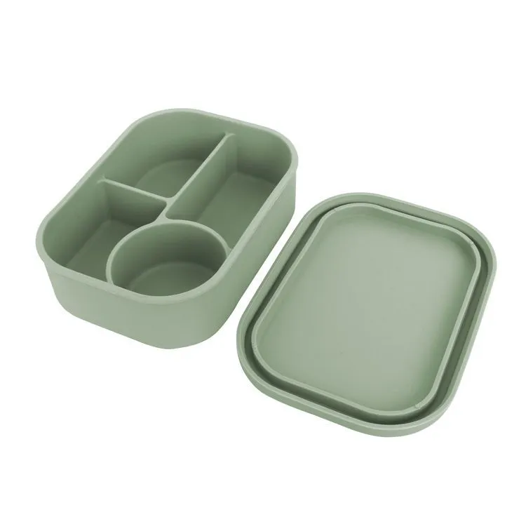 4 Compartment Silicone Lunch Box