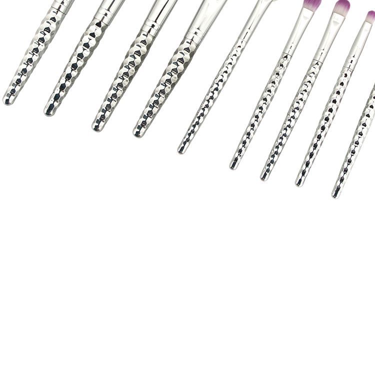 Wholesale 9 Pcs Makeup Brush Set with Unique Handle