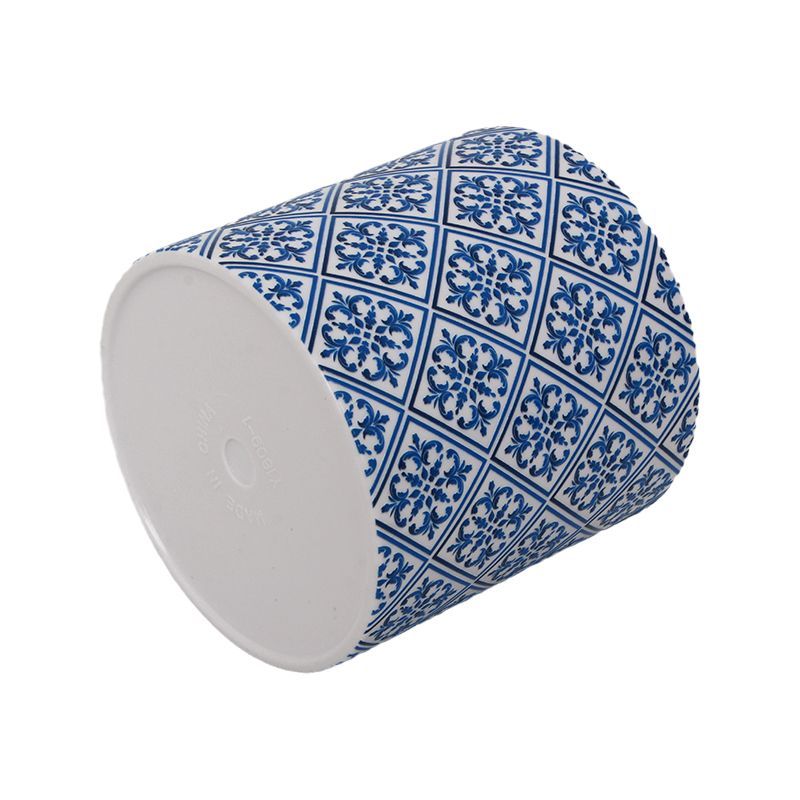 OEM Melamine Flower Pot with Ceramic Patterns