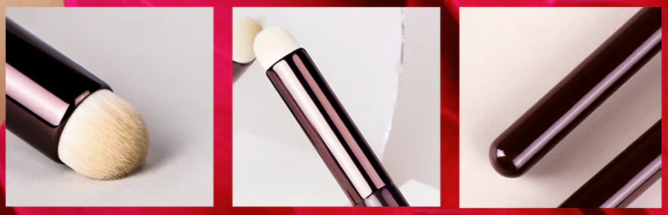 Fiber bristle lip brush