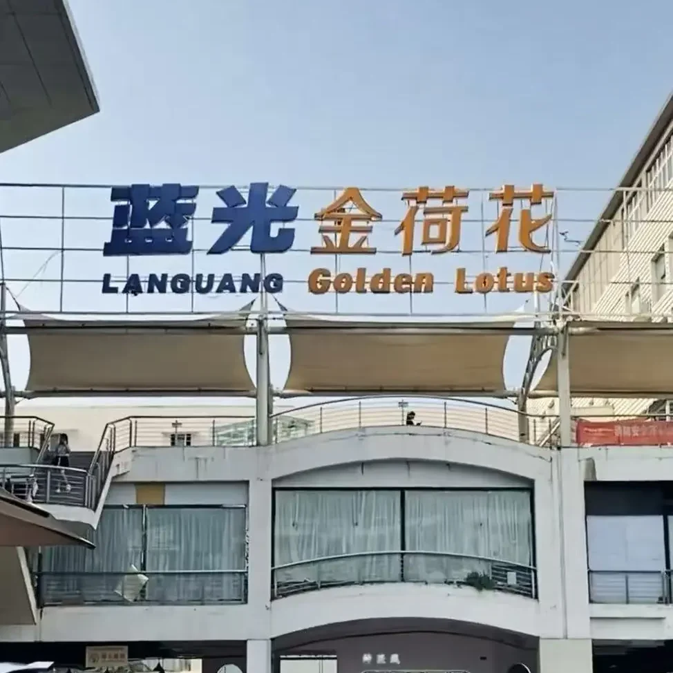 Blue Light Golden Lotus Beauty City