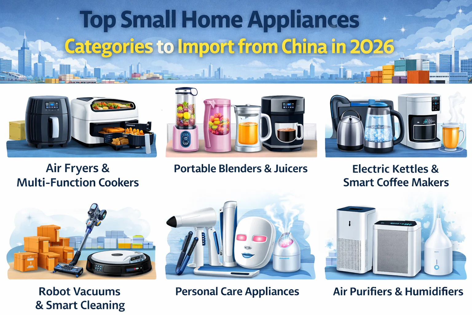 Top Small Home Appliances to Import from China in 2026