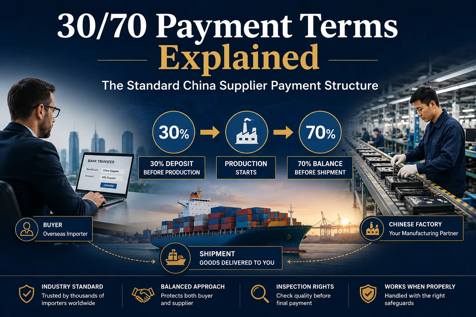 3070 Payment Terms Explained The Standard China Supplier Payment Structure