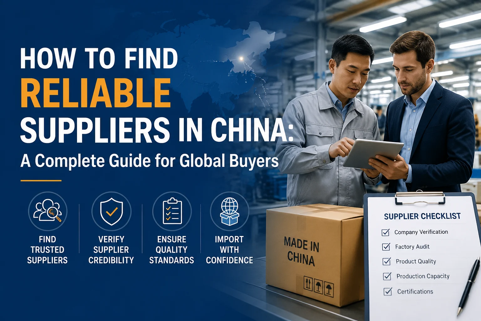 How to Find Reliable Suppliers in China