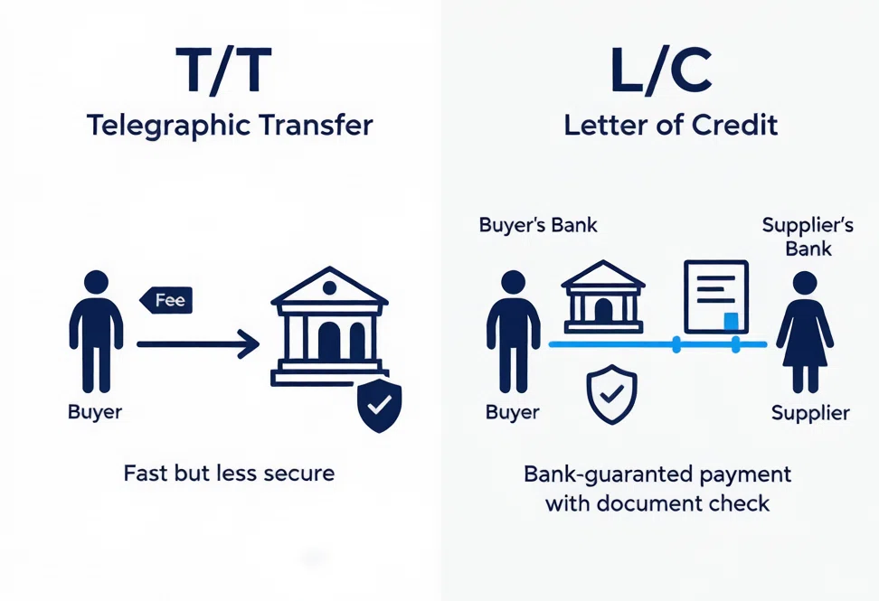 tt vs lc payment