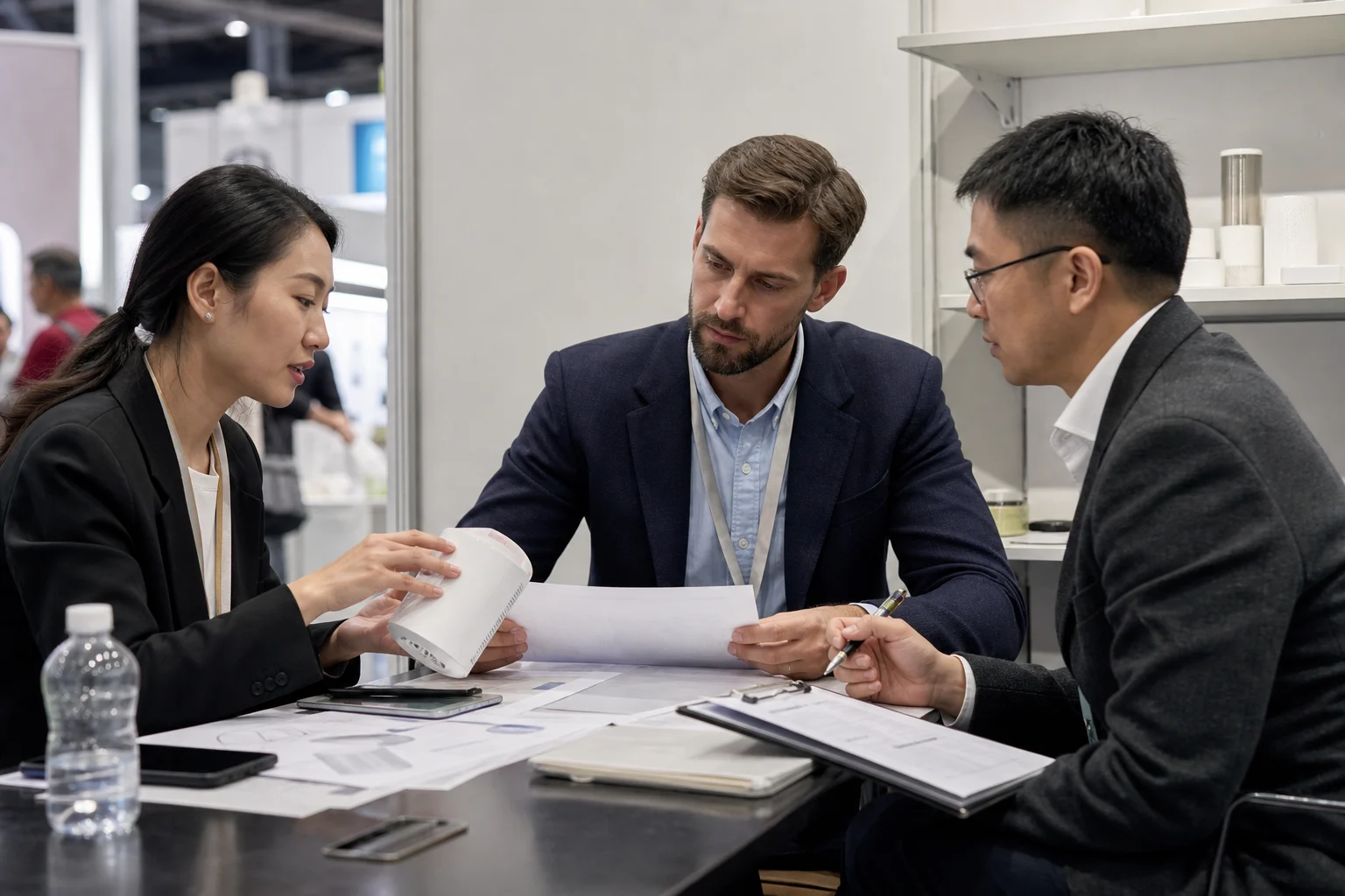 supplier evaluation at trade fair